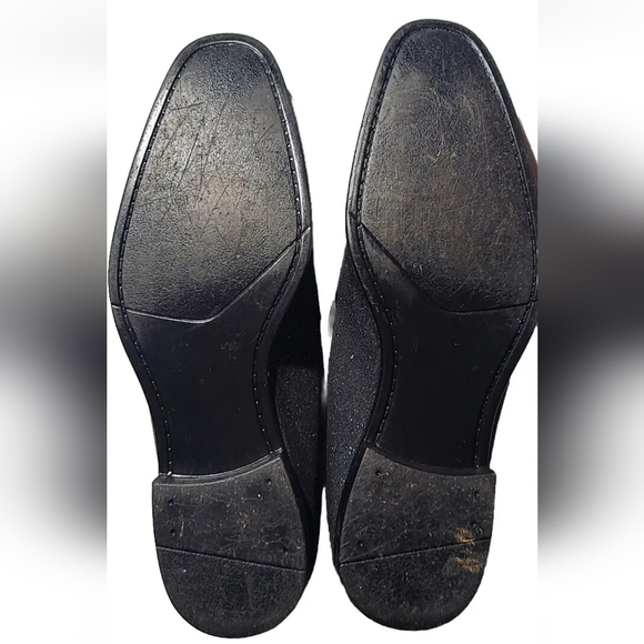 Couture 1910 Men's Charcoal Colored Slip On Dress Shoes Size 9.5M - Picture 9 of 10